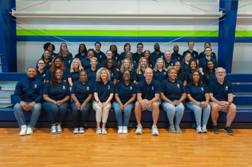 AJC faculty and staff posed for a group photo, 2024–2025